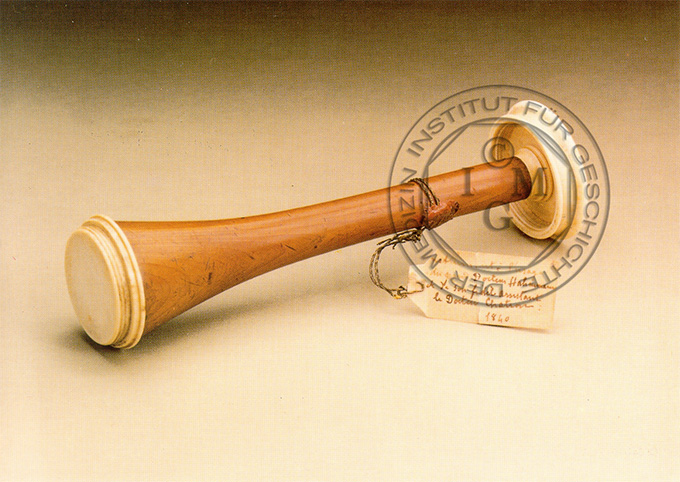 Stethoskop aus der Pariser Praxis Samuel Hahnemanns